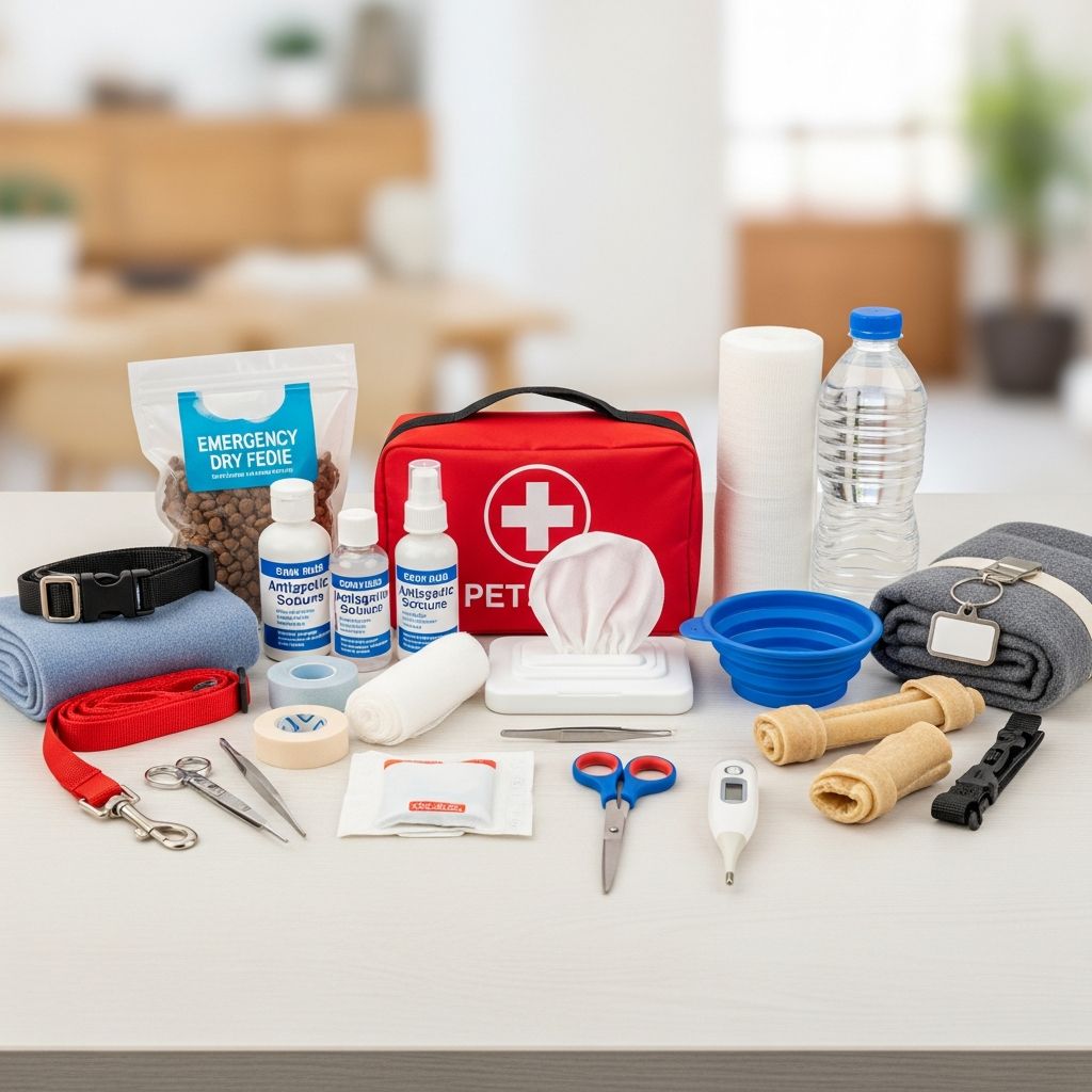 Must-Have Items for Your Pet Emergency Kit Prepare for pet emergencies with essential supplies and medical items to keep your furry friend safe.
