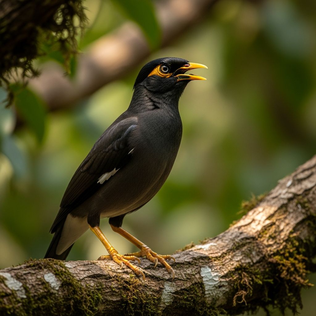 Understanding Myna Behavior: Social, Vocal, and Intelligent Explore the fascinating behavioral traits of mynas: from intelligence to social dynamics and training.