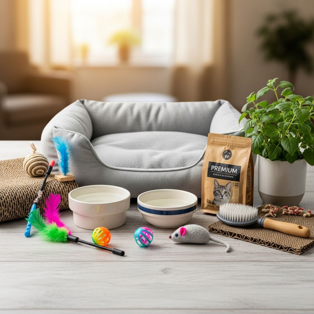 Complete guide to preparing your home and getting everything your new cat needs.