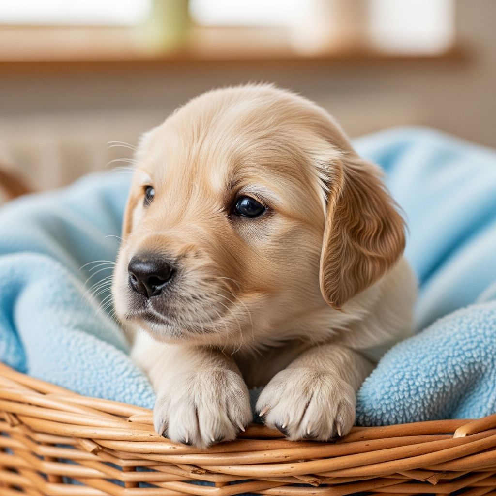 Essential newborn puppy care guide covering neonatal development, feeding, health, and behavioral milestones.