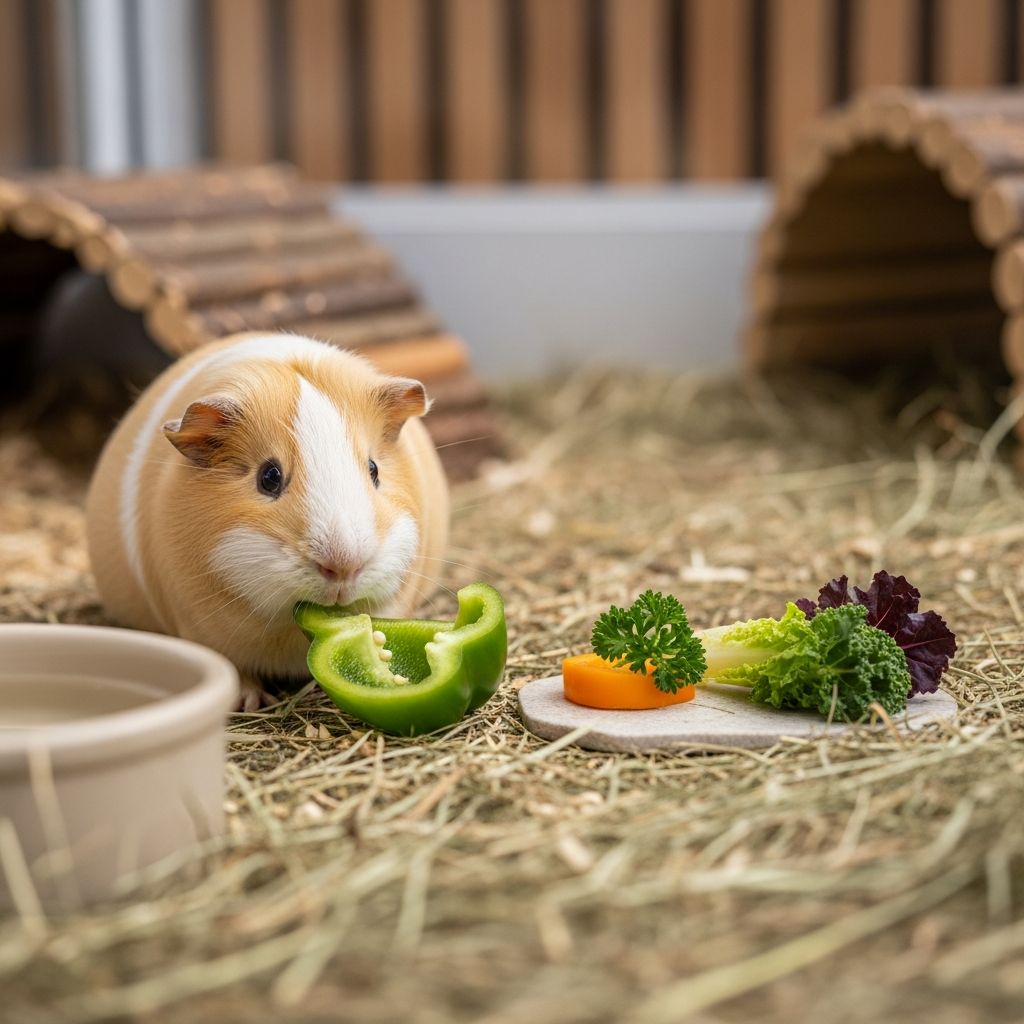 Nutritional Requirements for Guinea Pigs: Calcium and Vitamin C Essential guide to calcium and vitamin C for optimal guinea pig health and nutrition.