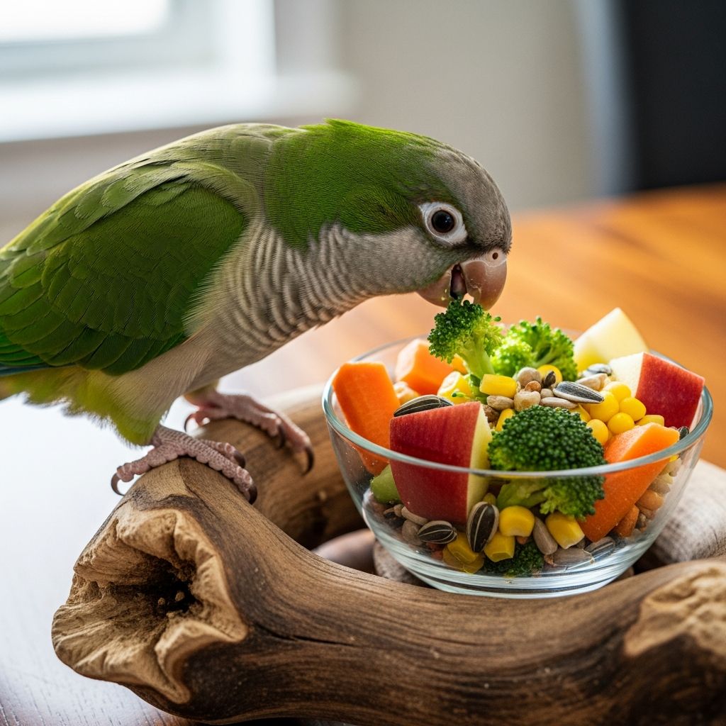 Nutritional Strategies for Companion Parrots Optimize parrot health with balanced diets combining pellets, foraging foods, and fresh nutrition.