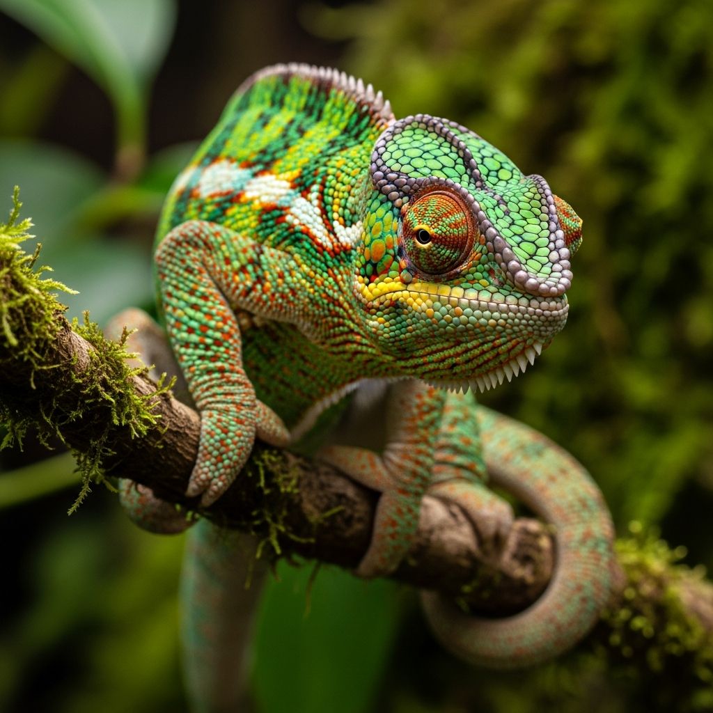 Master Old World chameleon care with expert guidance on housing, diet, temperature, and health.