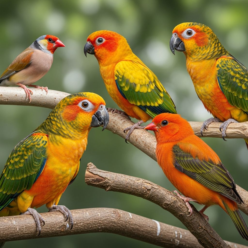 Discover vibrant orange pet bird species, their personalities, behaviors, and ideal care requirements.