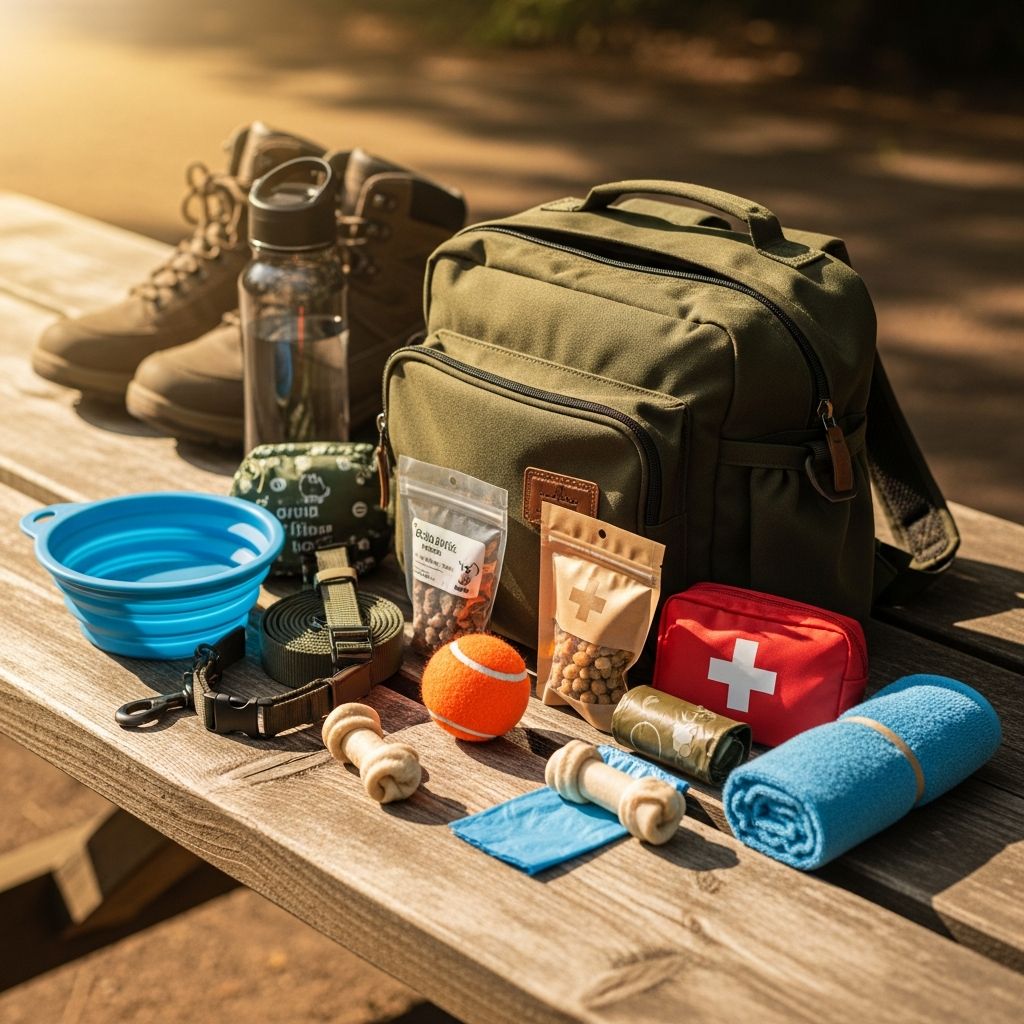 Complete guide to packing the essentials for a safe and enjoyable day trip with your furry friend.