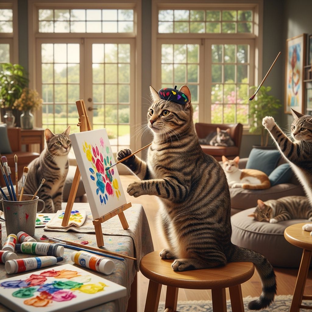 Paintings by Cats: Feline Artists at Best Friends Discover how cats at Best Friends Animal Sanctuary create unique art while entertaining visitors and supporting animal causes.