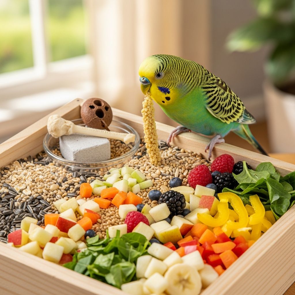 Complete Parakeet Diet Guide: Nutrition & Feeding Tips Master parakeet nutrition with expert feeding guidelines, safe foods, and dietary recommendations.
