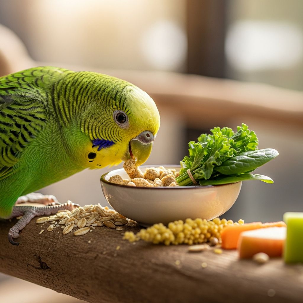 Complete Parakeet Diet Guide: Nutrition Tips Master parakeet nutrition with expert feeding guidelines and dietary recommendations.