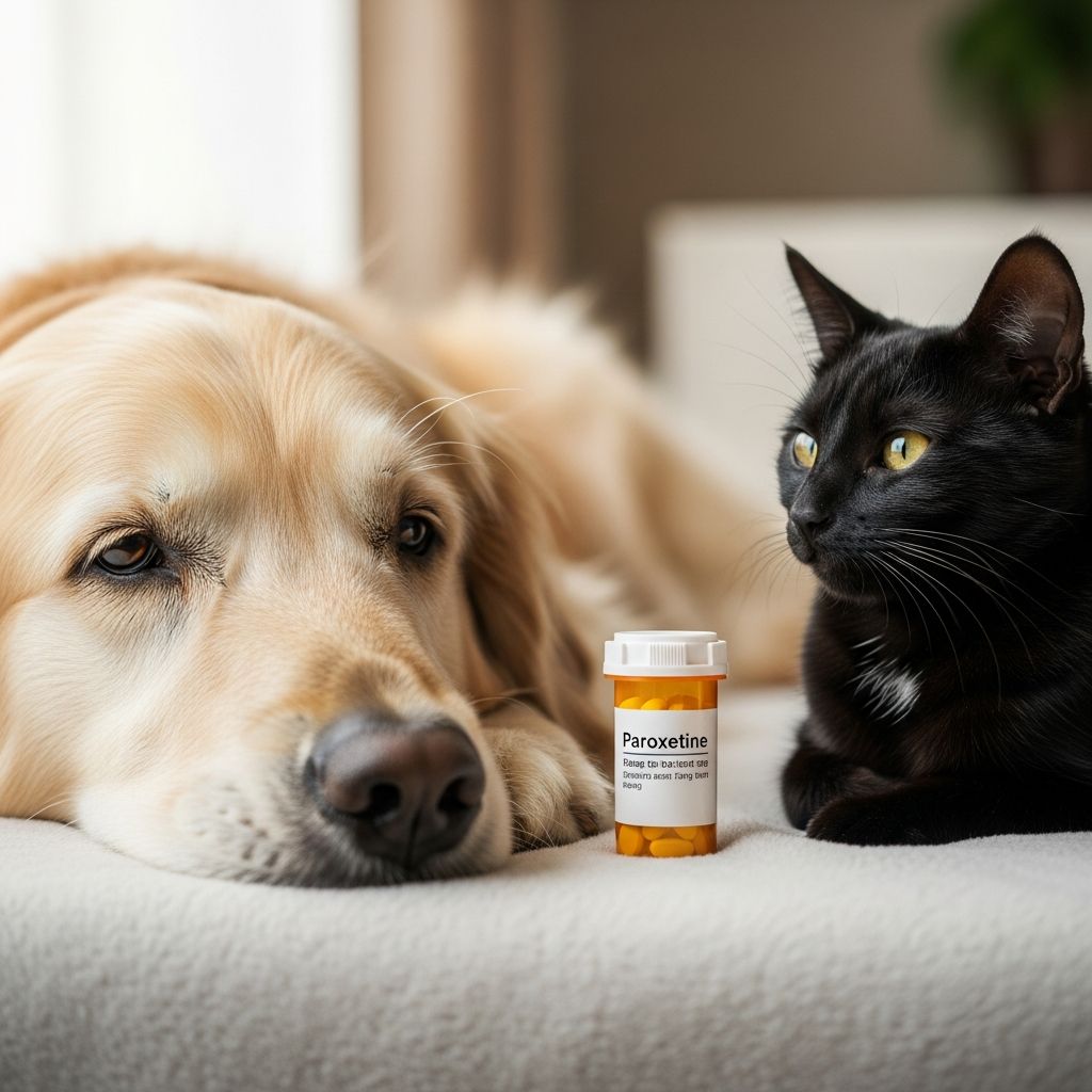 Paroxetine for Dogs and Cats: Uses, Dosage, and Safety Complete guide to paroxetine use in pets: dosage, benefits, side effects, and behavioral treatment options.