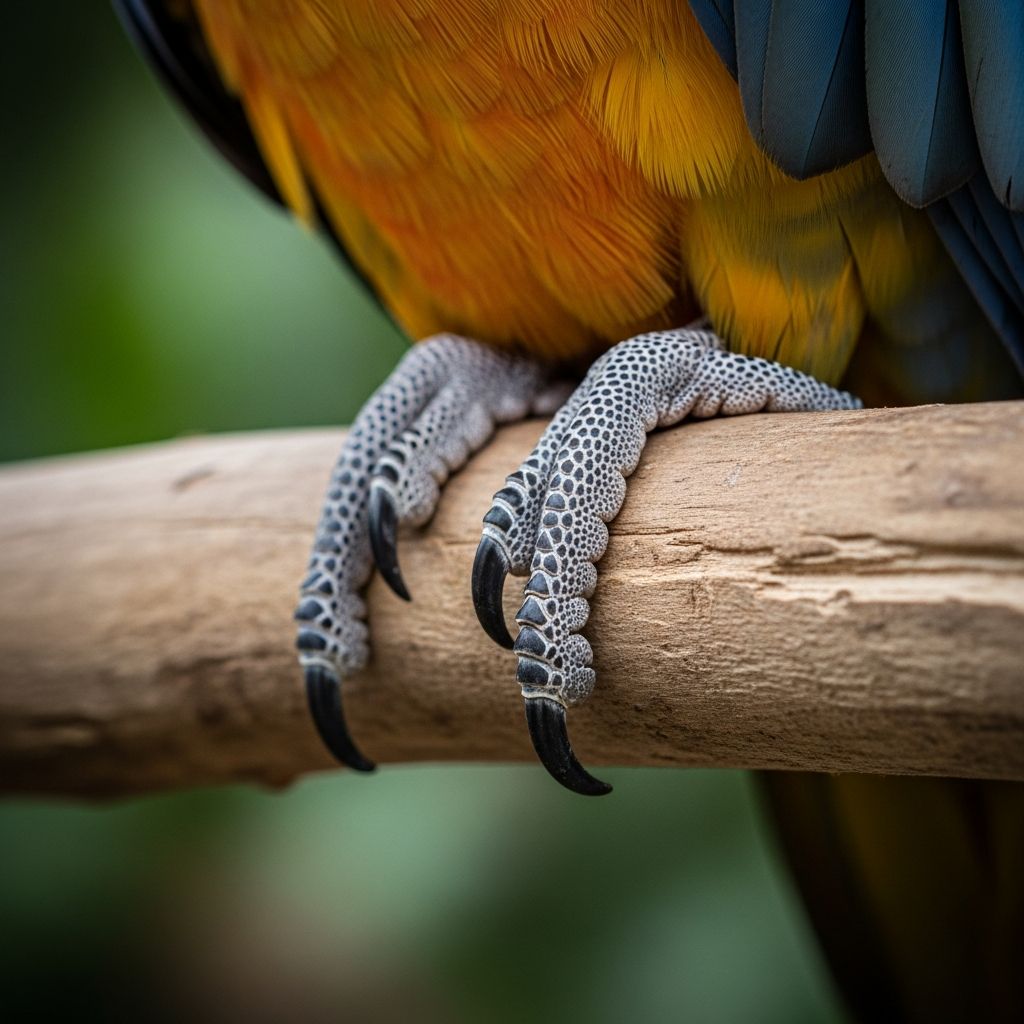 Parrot Feet: Anatomy, Care & Common Problems Complete guide to parrot foot anatomy, health issues, and essential care tips.