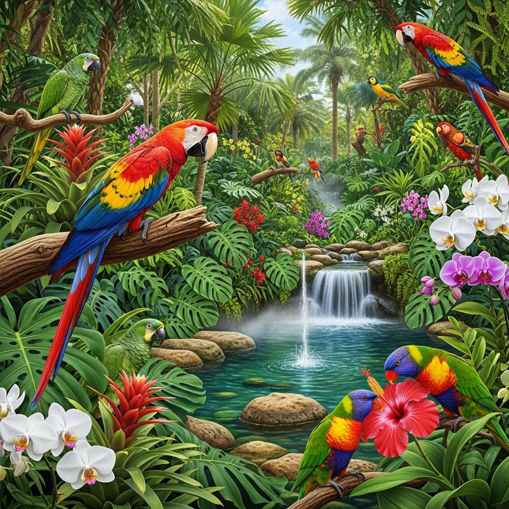 Discover how rescued parrots find healing and happiness at Best Friends Animal Sanctuary's Parrot Garden.