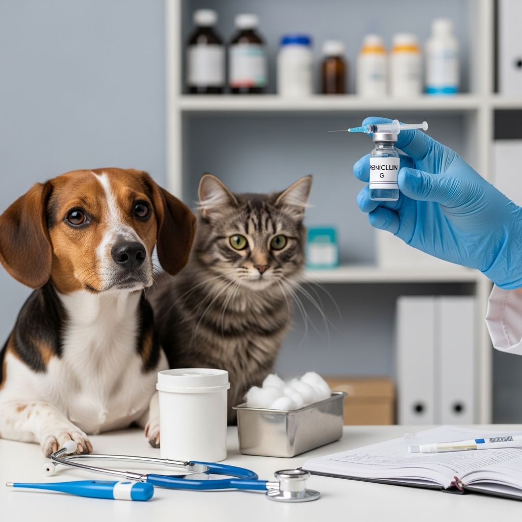 Penicillin G for Dogs and Cats: Uses, Dosing, and Safety Complete guide to penicillin G for pets: dosing, uses, side effects, and drug interactions.