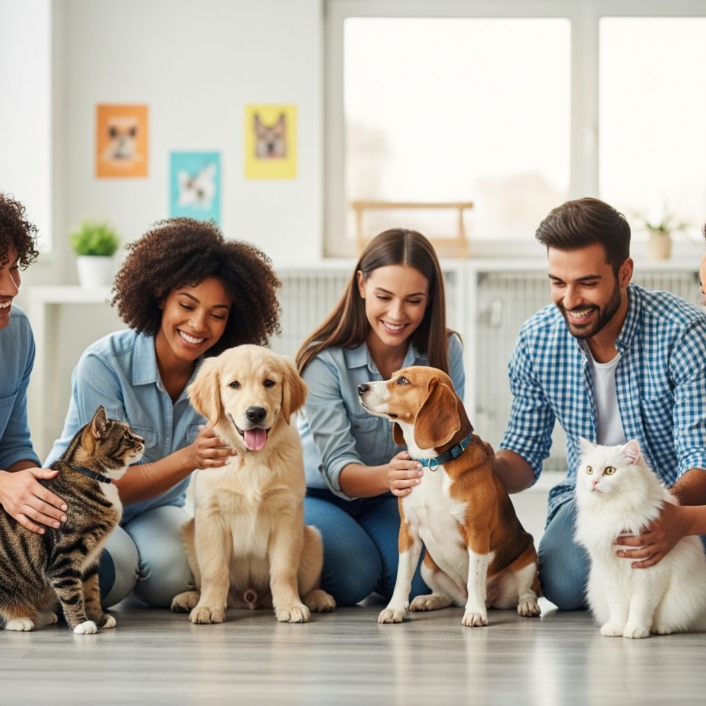 Pet Adoption Guide: Find Your Perfect Dog, Cat or Pet Complete guide to adopting dogs, cats, and other pets from shelters and rescue organizations.