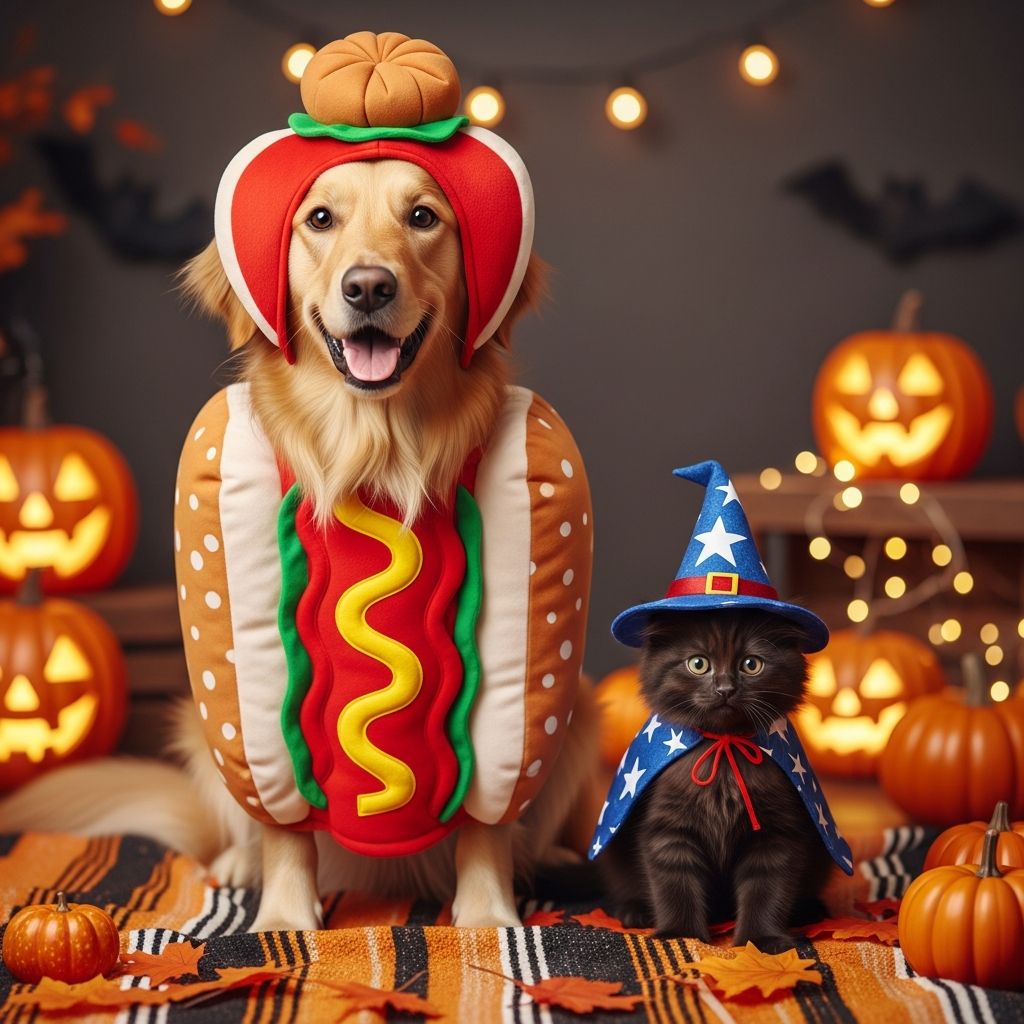 Pet-Friendly Halloween: Costumes, Safety & Fun Complete Halloween guide for pet parents: Safe costumes, activities, and tips to keep your furry friends happy.
