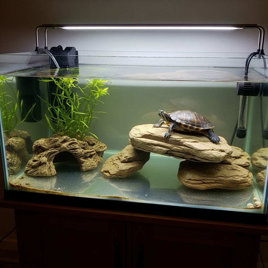 Pet Turtle Tank and Water Maintenance Guide Master turtle tank maintenance: filtration, water changes, and testing for healthy aquatic pets.