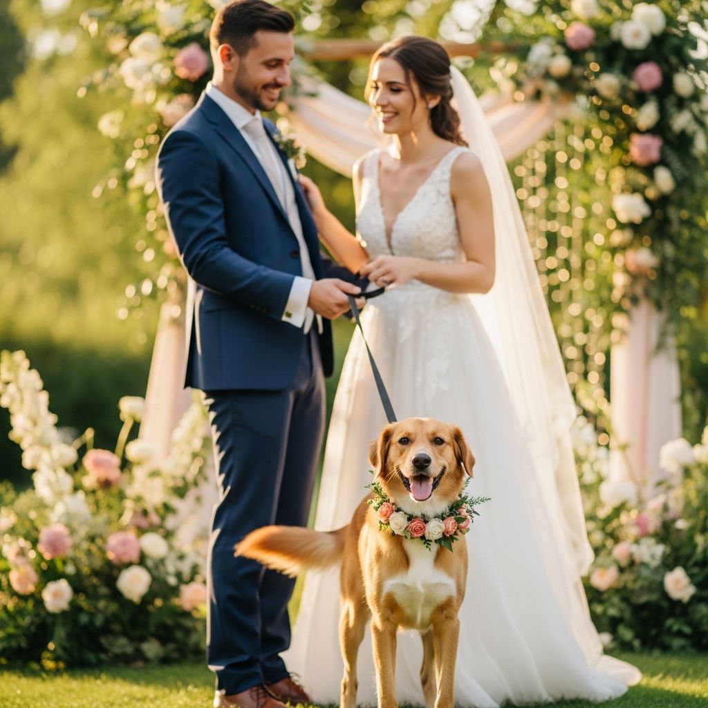 Including Your Pet in Your Wedding: Win Big! Make your wedding day unforgettable by including your furry friend and entering to win amazing prizes.