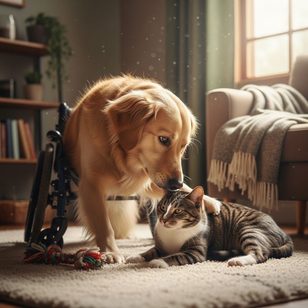 Pets with Disabilities: Care, Comfort & Quality of Life Comprehensive guide to caring for disabled pets and ensuring their comfort and wellbeing.
