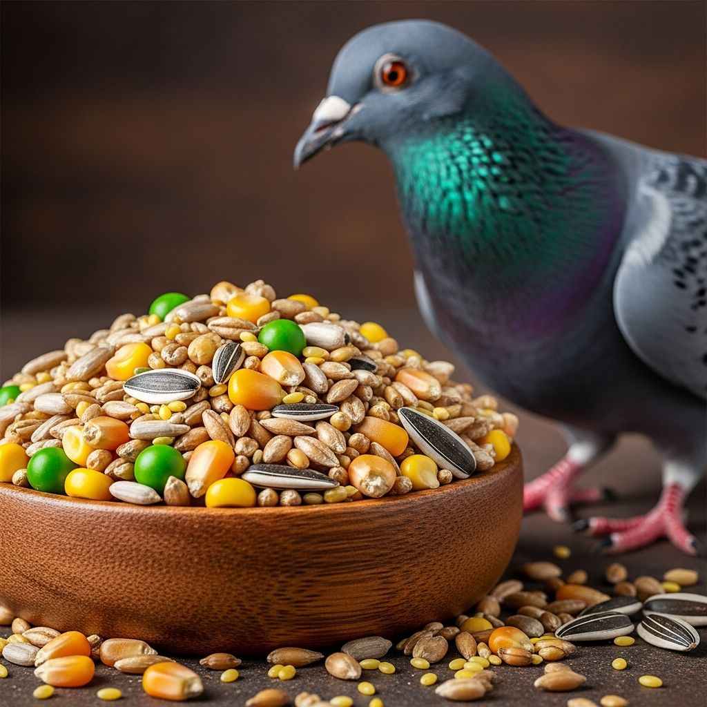 Complete Pigeon Diet Guide: Nutrition for Healthy Birds Learn what pigeons eat: balanced nutrition, pellets, grains, vegetables, and supplements.