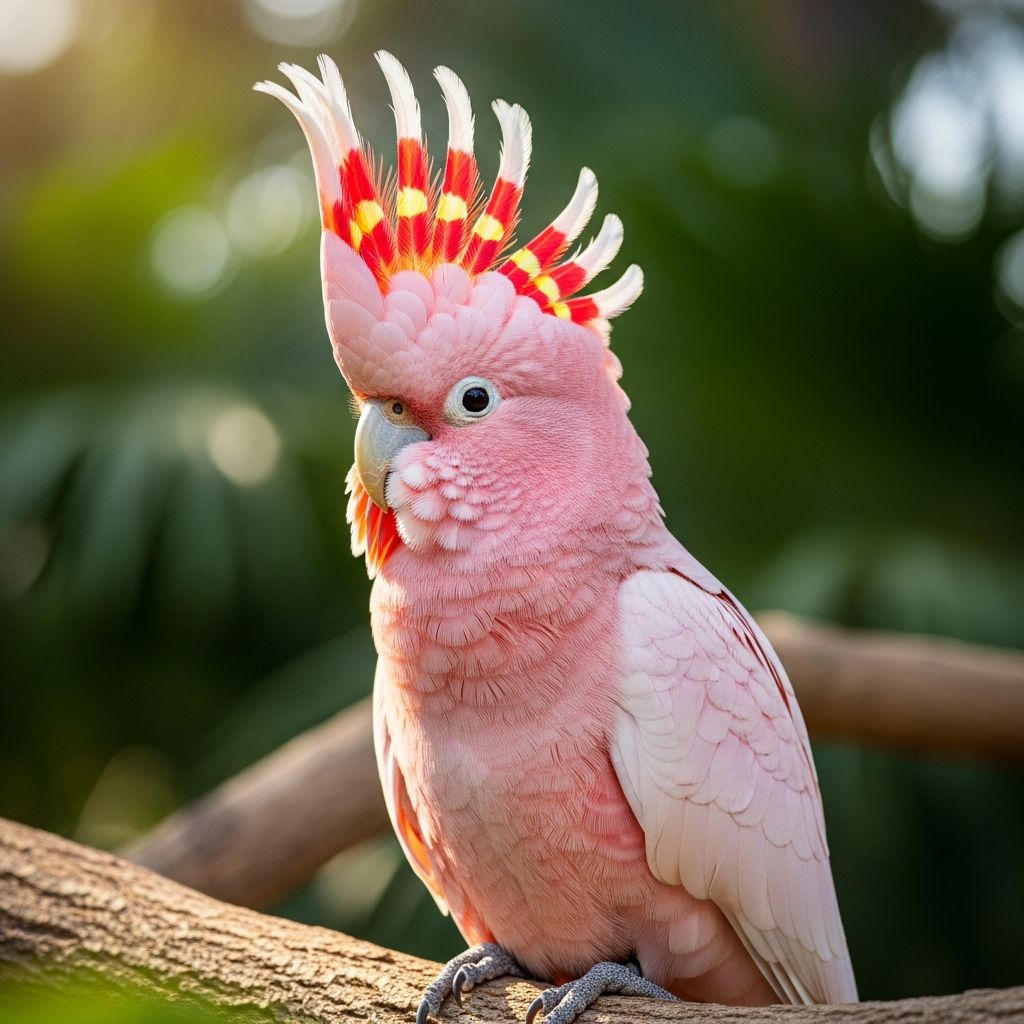 Pink Colored Pet Birds: Species Guide & Care Discover beautiful pink pet bird species: Bourke's Parakeet, Galah Cockatoo, and more.