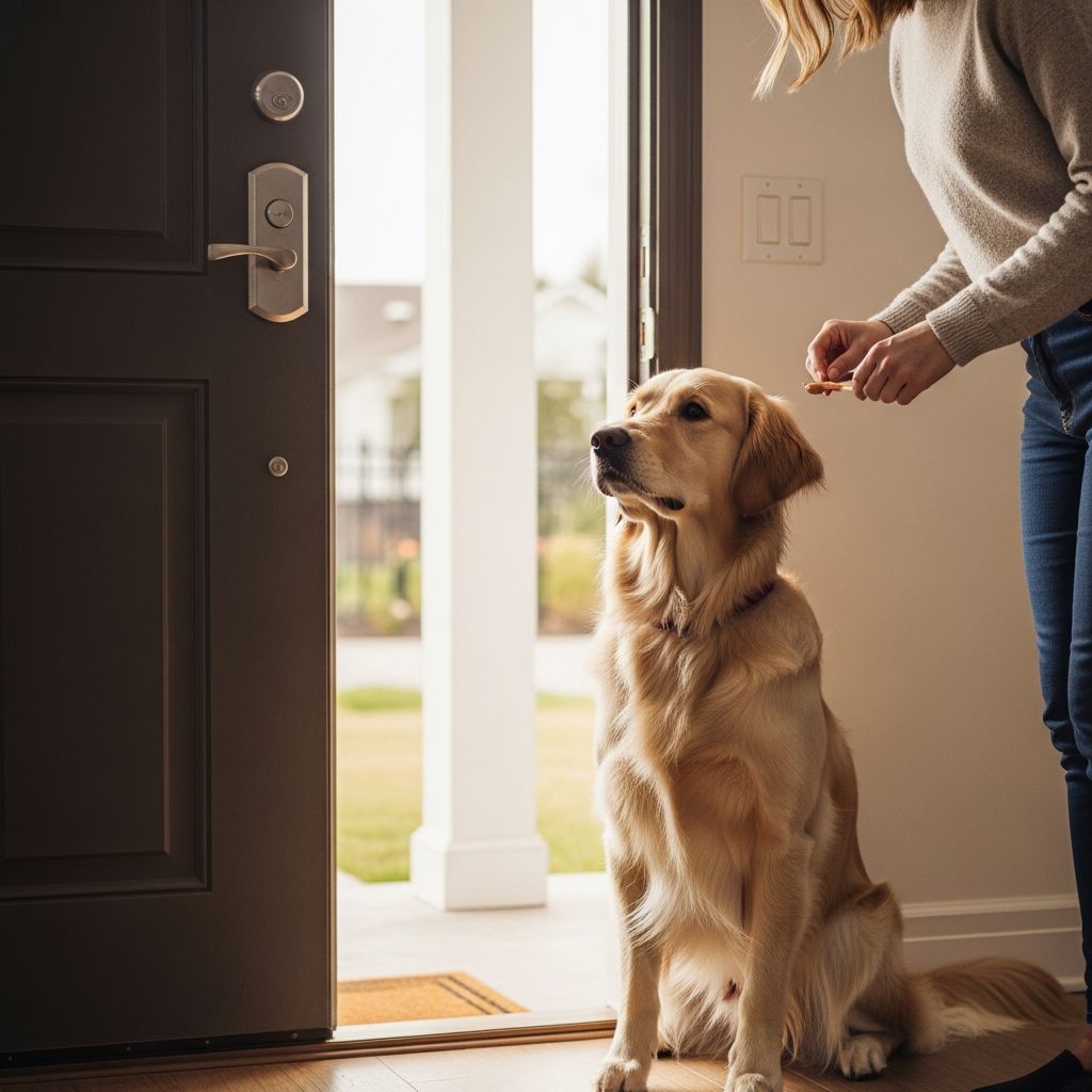 Master doorbell anxiety with positive reinforcement training techniques for a calmer, happier dog.