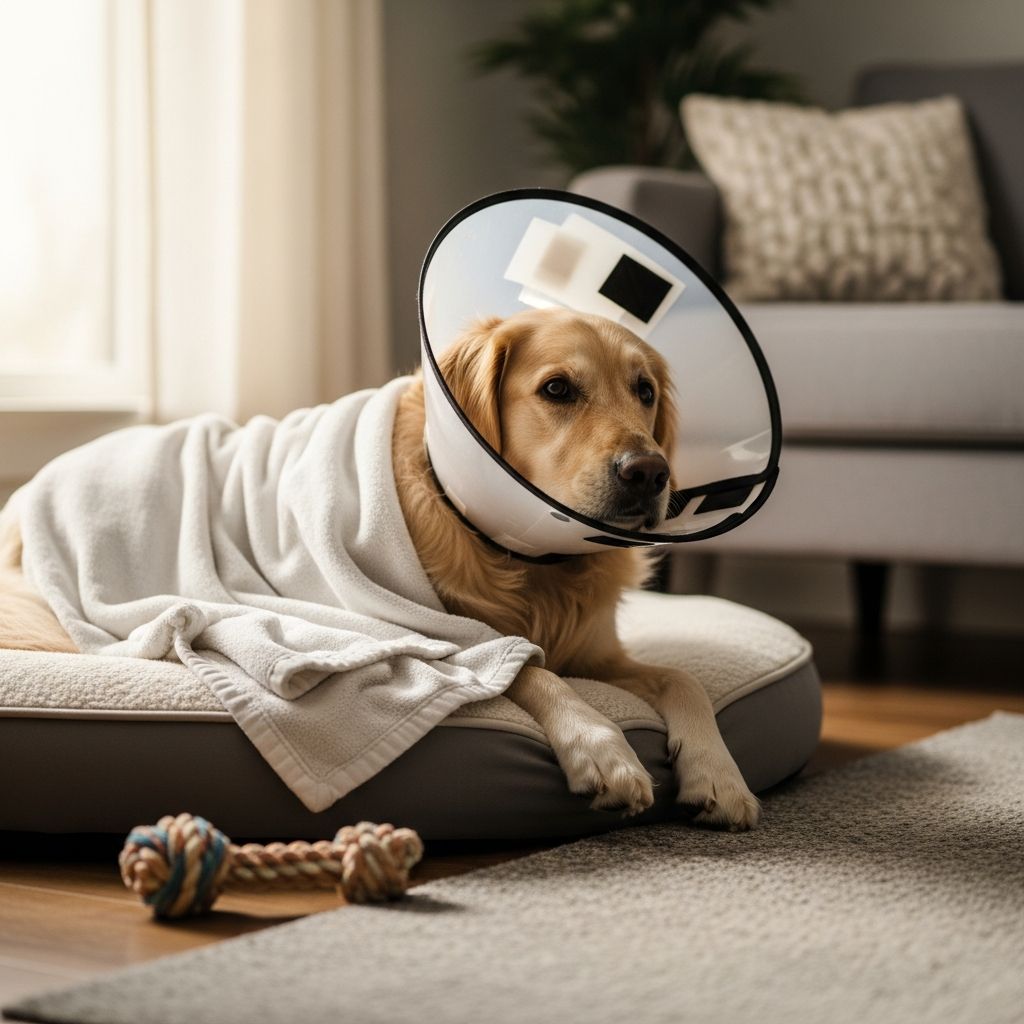 Essential post-operative care guide for dogs: Recovery tips, activity restrictions, wound care, and medication management after surgery.