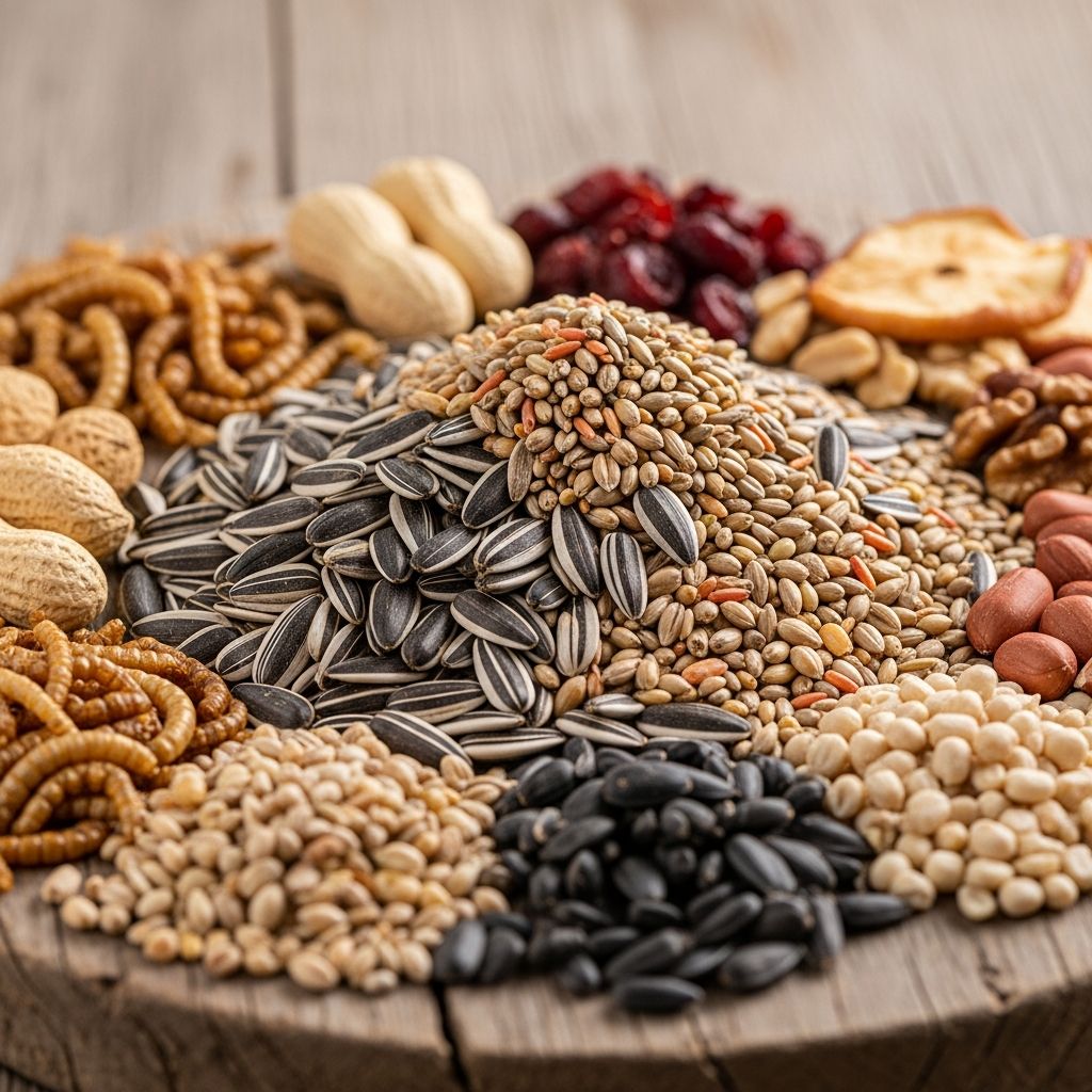 Discover the best bird food options for parrots, finches, and canaries with expert nutrition guidance.