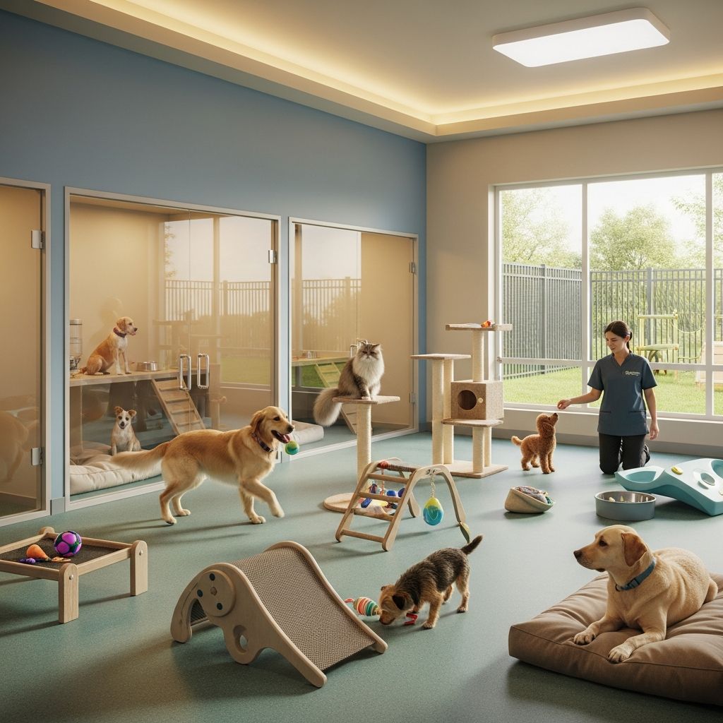 Professional Pet Boarding Services for Your Beloved Companion Trusted pet boarding with veterinary care, comfortable accommodations, and personalized attention.