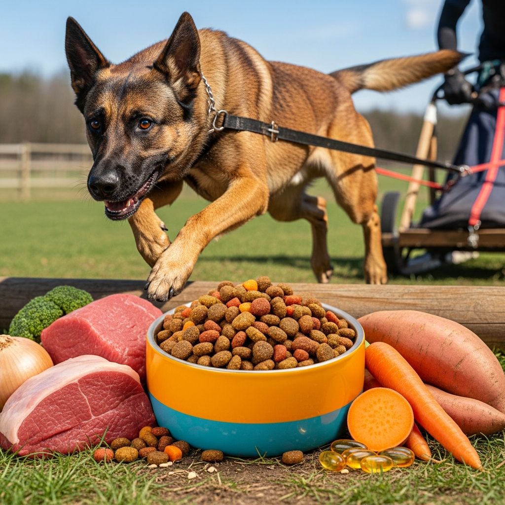 Proper Nutrition for Working Dogs: Complete Guide Optimize your working dog's performance with specialized nutrition, energy, and recovery strategies.