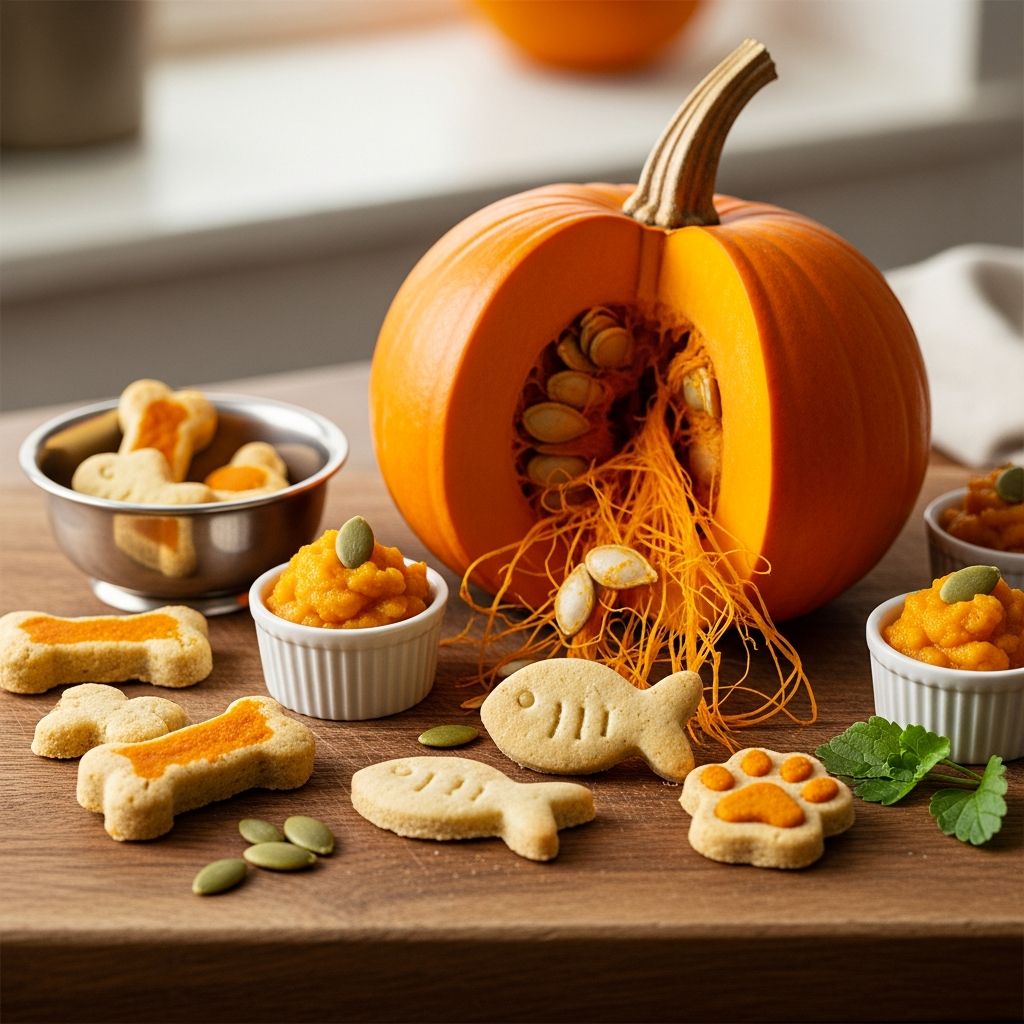 Homemade Pumpkin Cat Treats: 3 Irresistible DIY Recipes Homemade pumpkin treat recipes your cat will love this fall season.