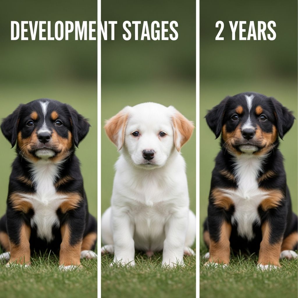 Complete guide to puppy development stages from birth through adulthood and what puppies need at each stage.