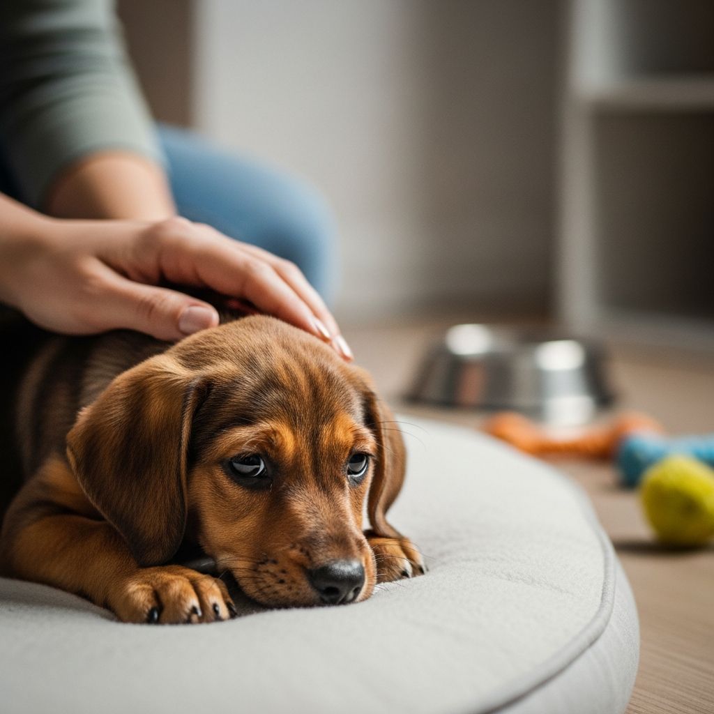 Complete guide to understanding and treating puppy diarrhea at home and when to seek veterinary care.