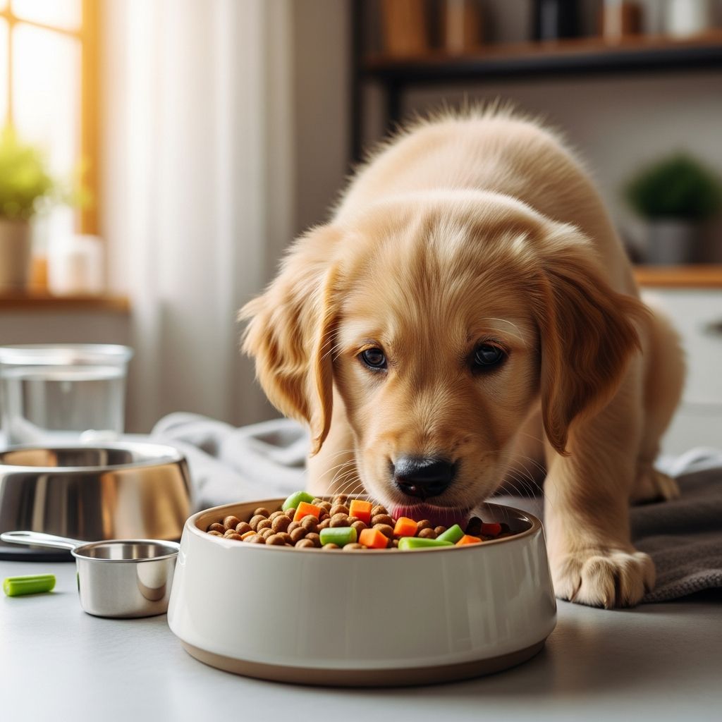 Puppy Feeding Guide: Complete Nutrition Strategy Master puppy nutrition with feeding schedules, portion sizes, and expert guidance for healthy growth.