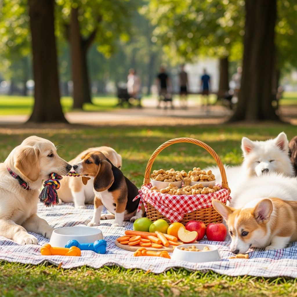 Puppy Picnics 101: How to Host the Ultimate Dog Picnic Master the art of dog picnics with expert tips, essential packing lists, and safety guidelines for memorable outdoor adventures with your furry friend.