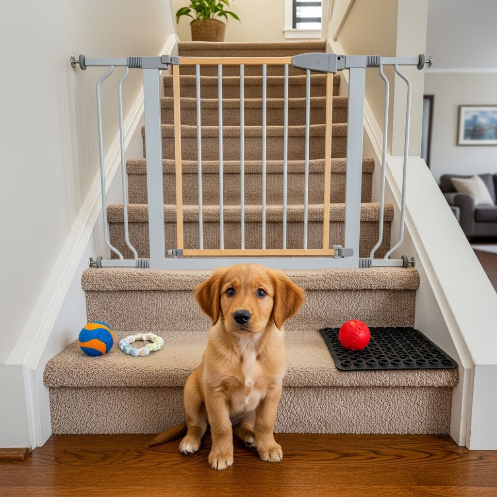 Puppy-Proofing the Stairs: Safety Tips for Your New Dog Complete guide to keeping your puppy safe on stairs with proven techniques and expert tips.