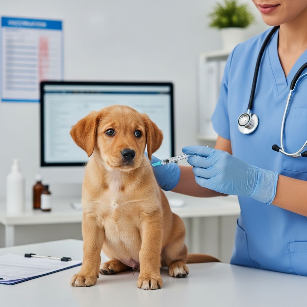 Complete puppy vaccination schedule guide: Core vaccines, timeline, and what to expect.