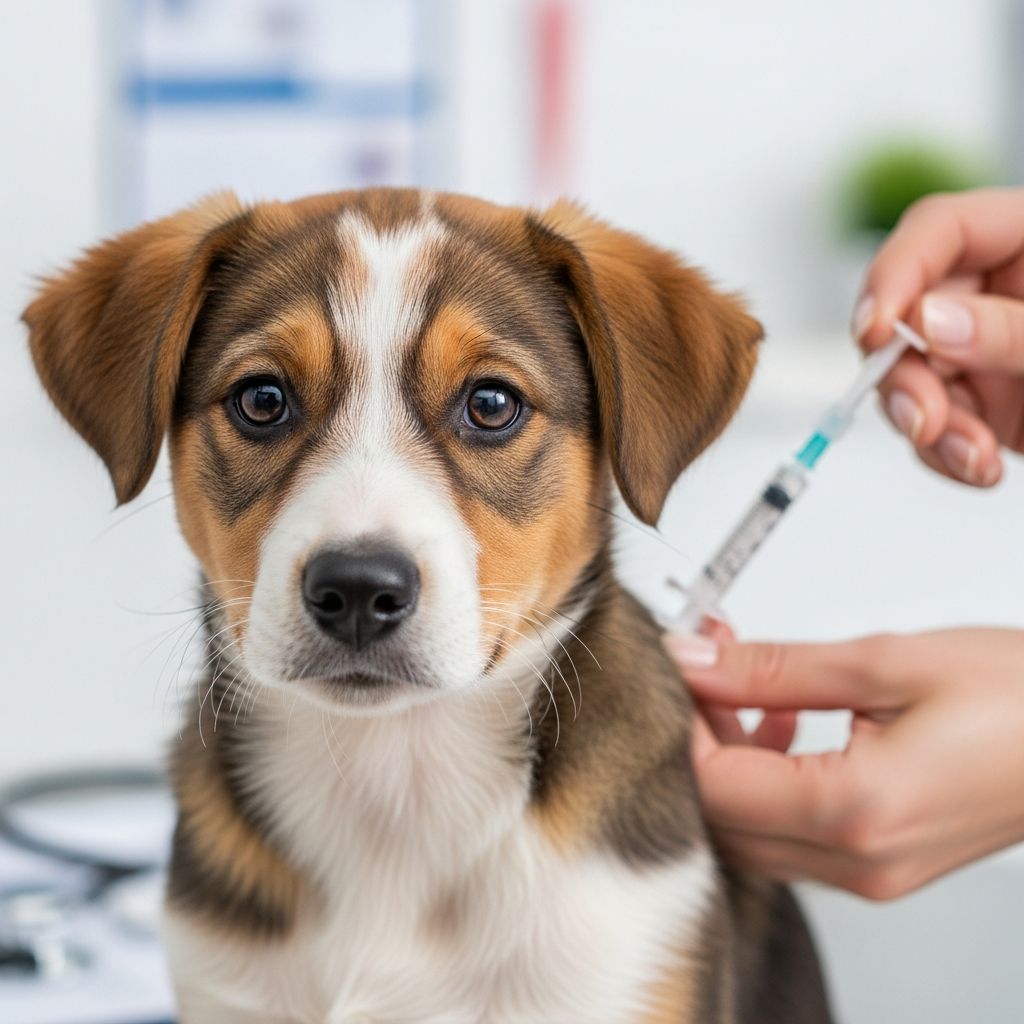 Complete puppy vaccination schedule from puppyhood through adulthood with booster timelines.