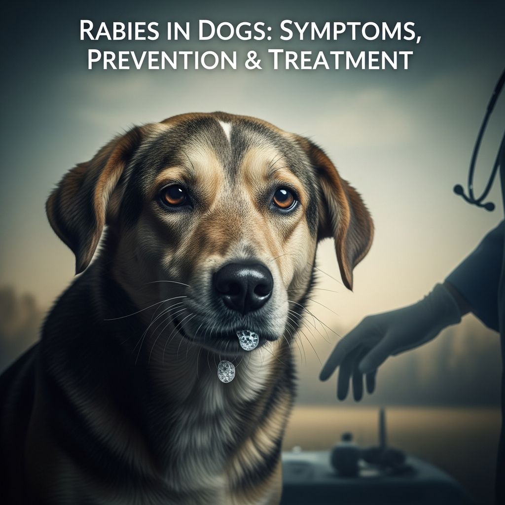 Rabies in Dogs: Symptoms, Prevention & Treatment Complete guide to understanding rabies in dogs: transmission, symptoms, diagnosis, and prevention strategies.