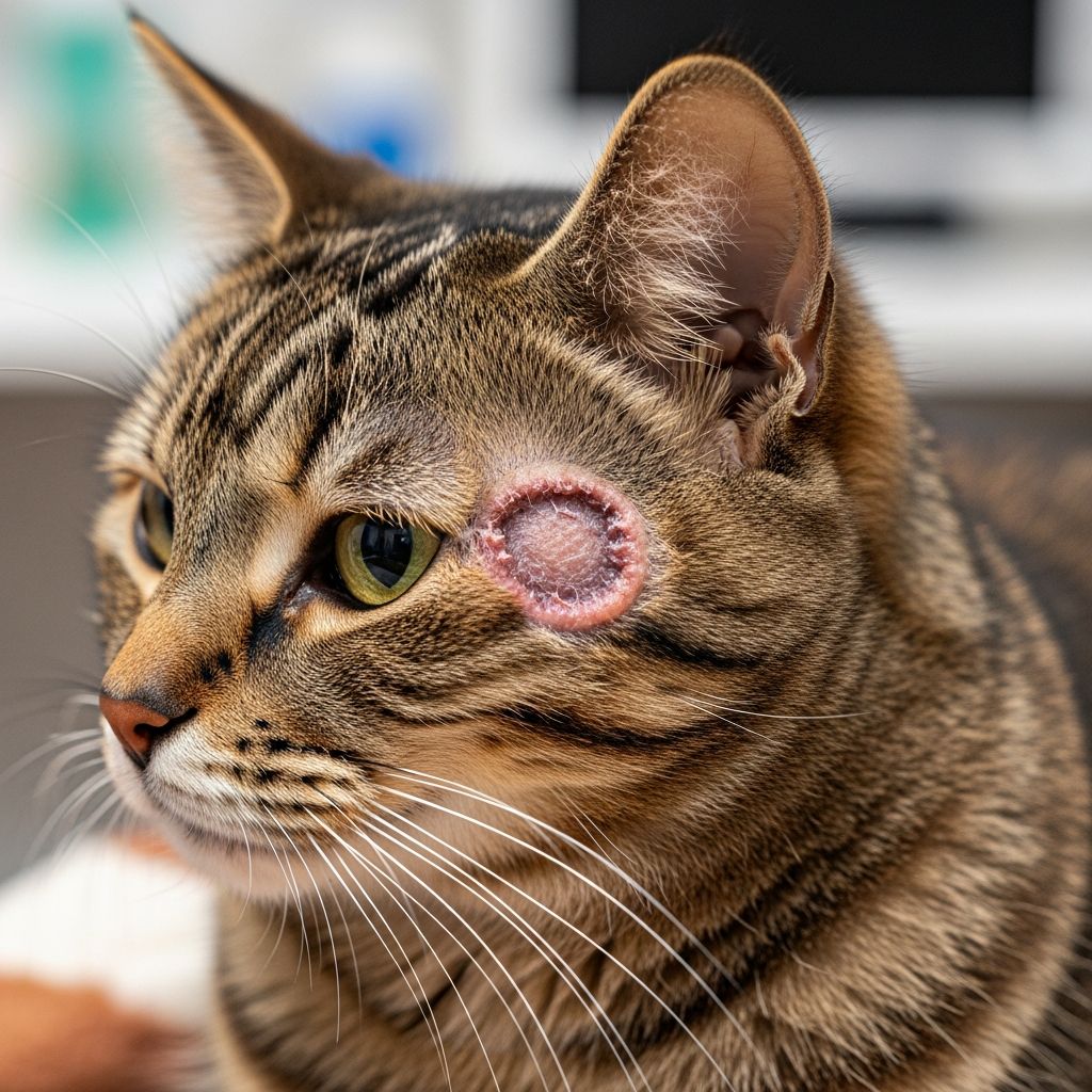 Complete guide to understanding, diagnosing, and treating ringworm in cats.