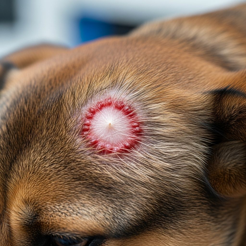 Complete guide to recognizing and treating ringworm fungal infections in dogs.