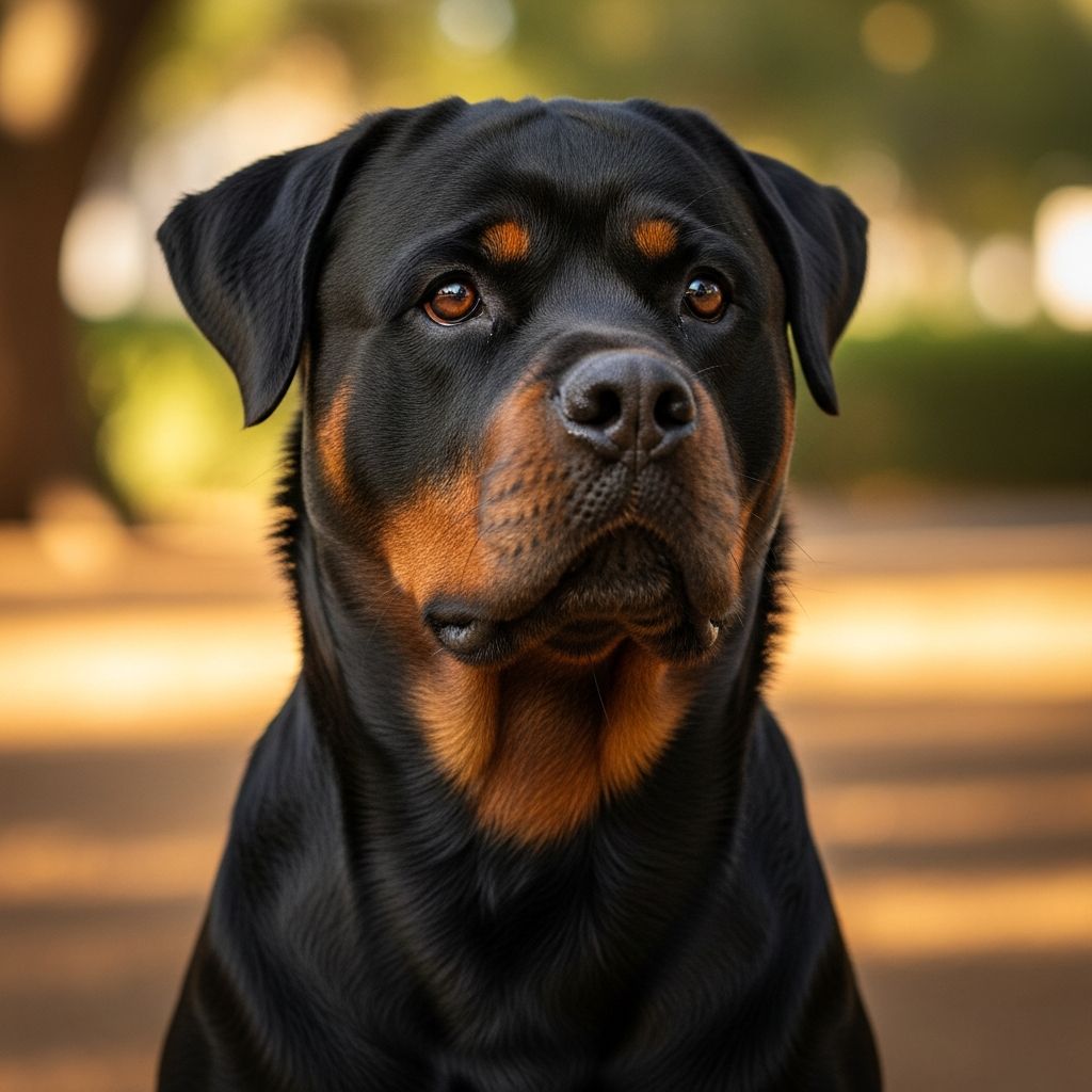 Discover everything about Rottweilers: temperament, care, health, and training.