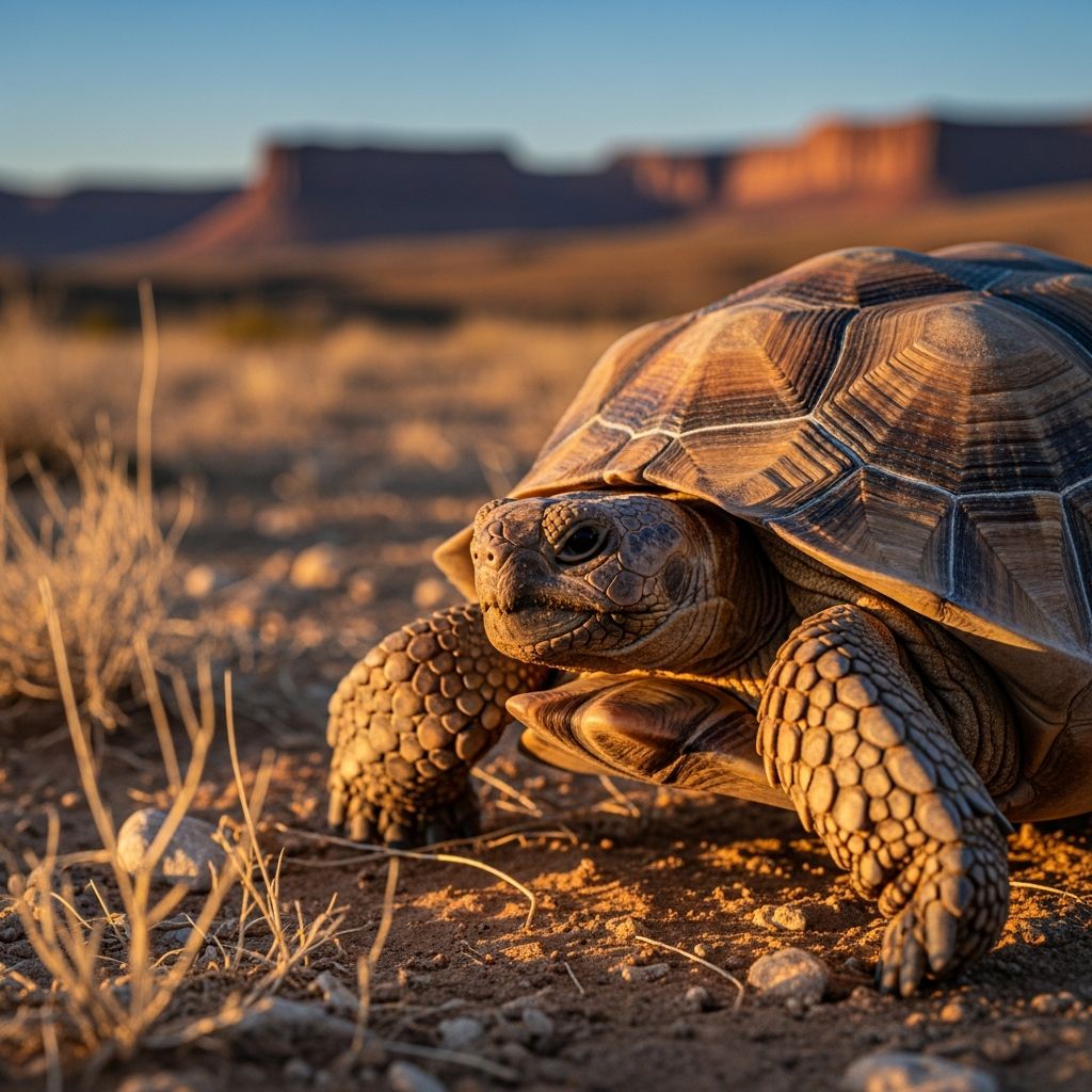 Discover the remarkable adaptations and conservation efforts protecting desert tortoises in their arid habitats.
