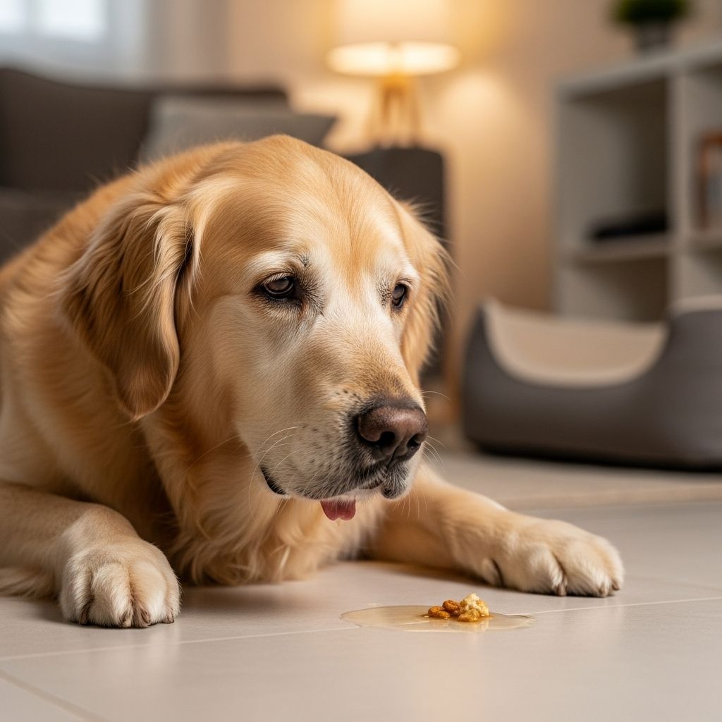 Understanding senior dog vomiting: causes, when to seek help, and care strategies.
