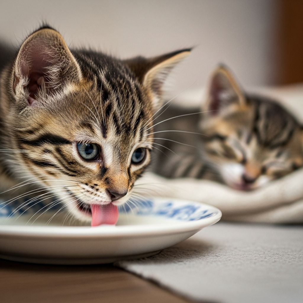 Understanding how kittens develop their taste buds and nutritional preferences from birth onwards.