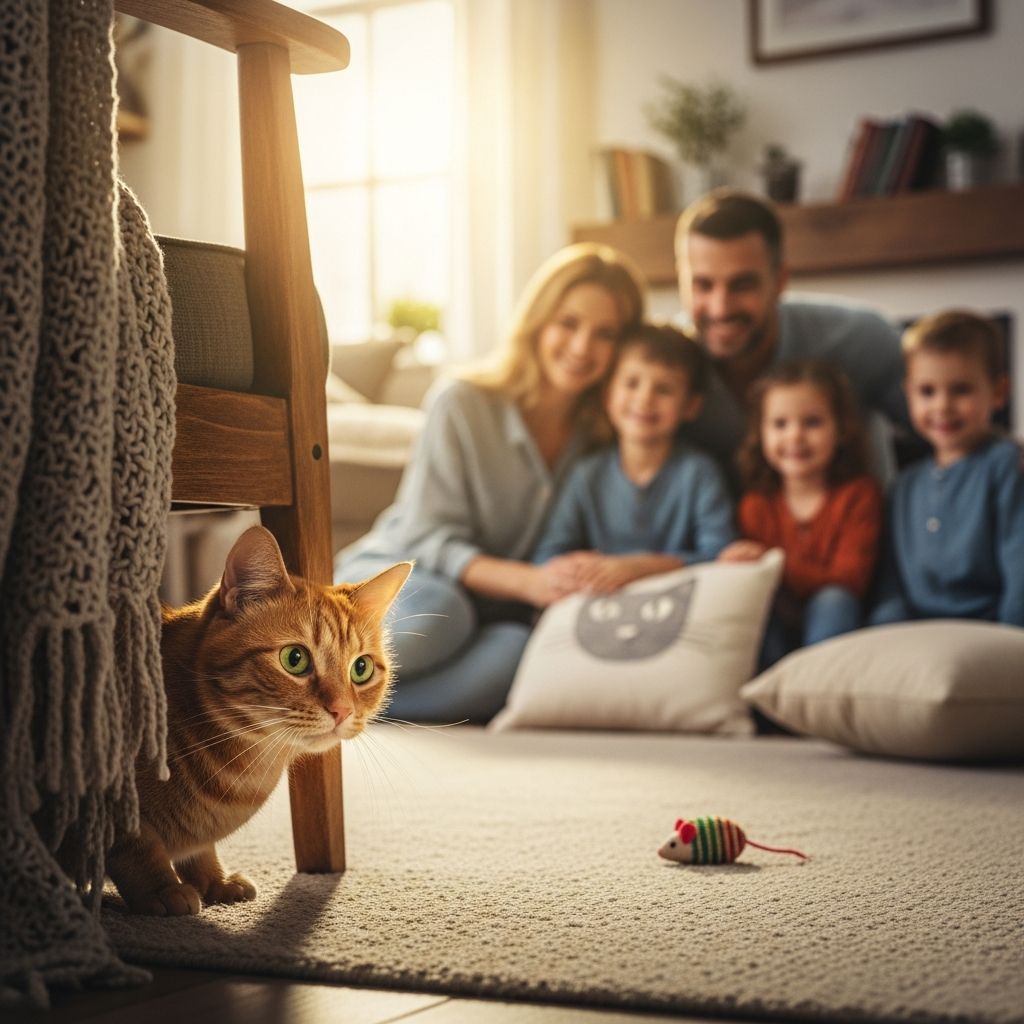 Shy Spicy Cat Finds Love with Perfect Family How a fearful, feisty feline discovered trust and became a beloved family companion.