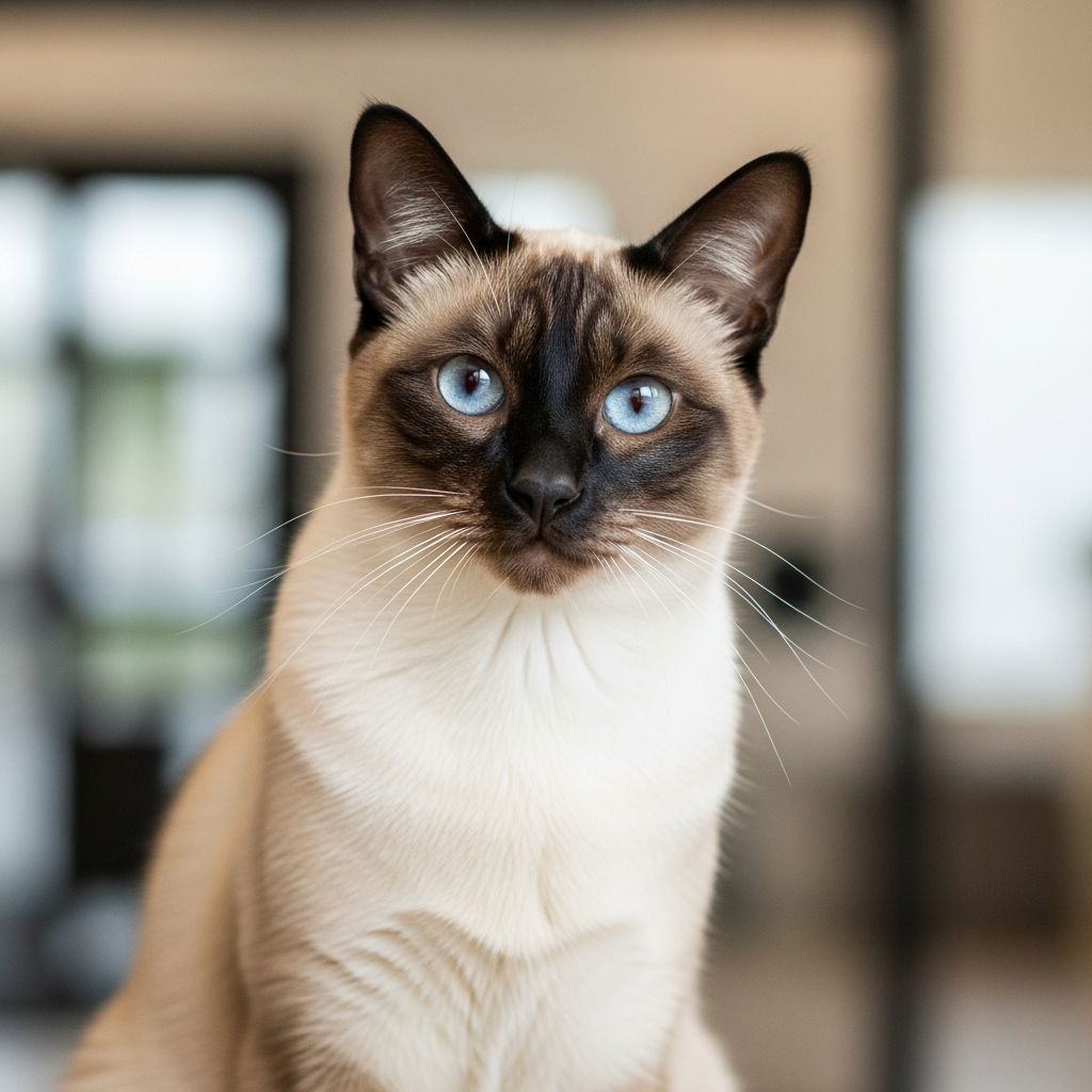 Complete guide to Siamese cats: breed facts, personality traits, care requirements, and health considerations.
