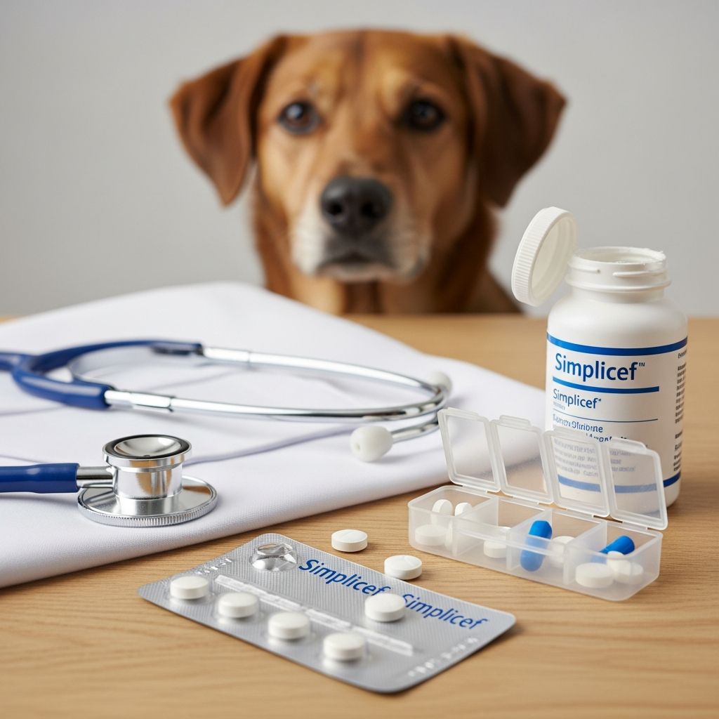 Complete guide to Simplicef antibiotic tablets for treating bacterial infections in dogs.