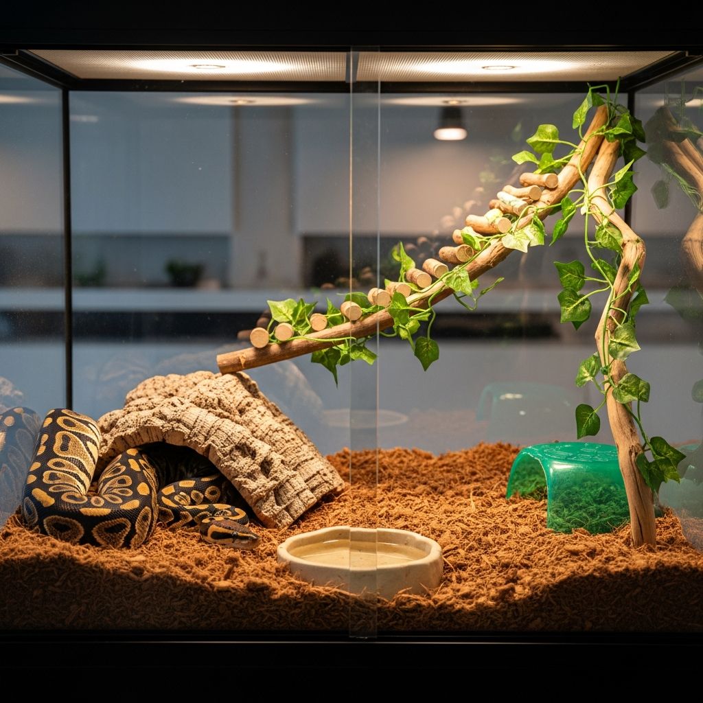 Snake Housing: How To Set Up a Snake Enclosure Complete guide to creating the perfect snake habitat with proper enclosure, substrate, heating, and lighting.