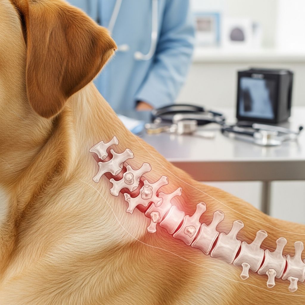 Understanding canine spondylosis: Learn about symptoms, diagnosis, and effective treatment options for your dog.