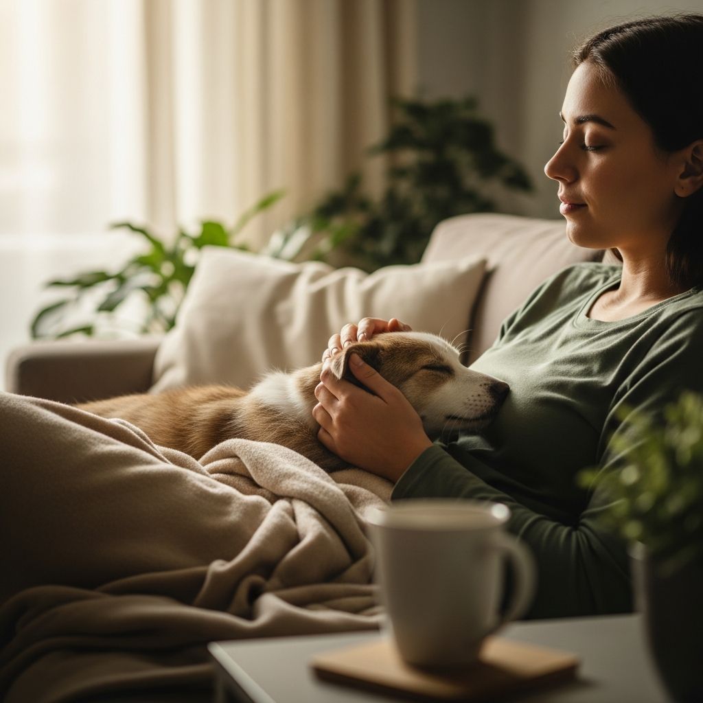 Feeling Stressed? Here’s How to Peace Out With Your Pet Discover proven techniques to calm your stressed dog and create peaceful moments together.