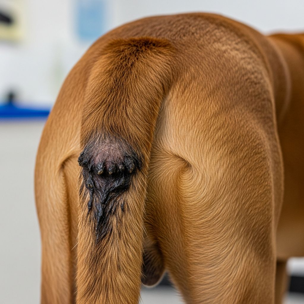 Stud Tail in Dogs: Causes, Symptoms, and Treatment Understand stud tail (tail gland hyperplasia) in dogs: symptoms, causes, diagnosis, and effective treatment options.